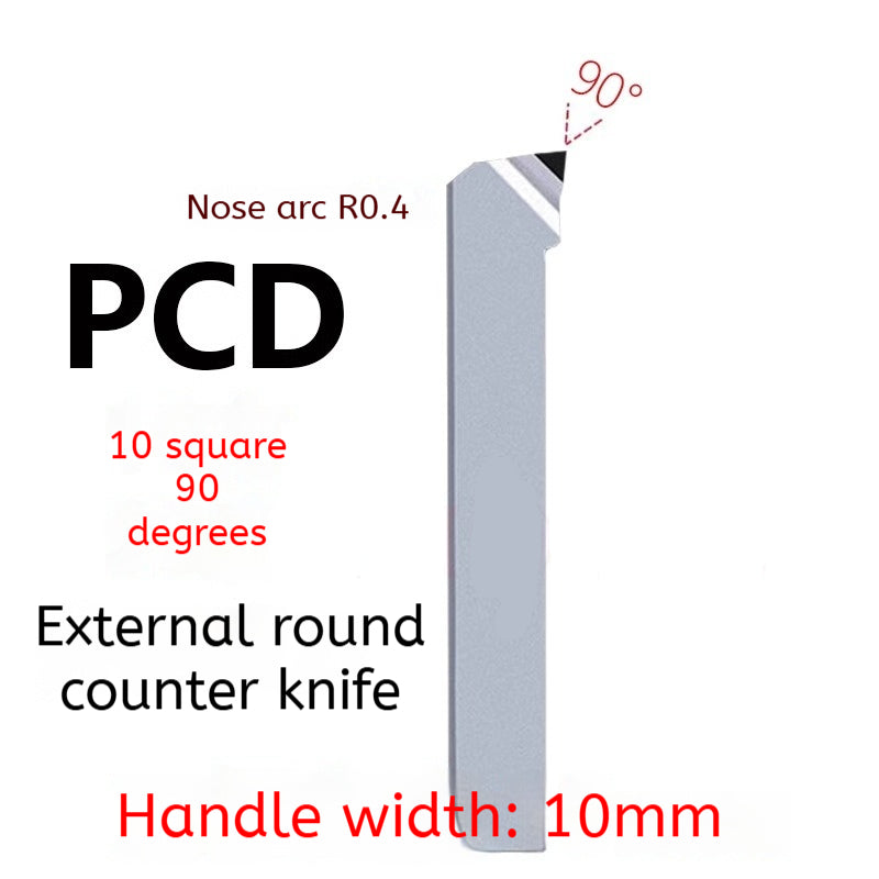 1163-PCD diamond turning tool cylindrical plane super bright CBN boron nitride tool 20 square 60/90 degrees gemstone knife non-standard Shandong Denso Pricision Tools Co.,Ltd.